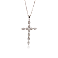 Necklace Donna Oro Woman in White Gold Diamante DFPF3601.012